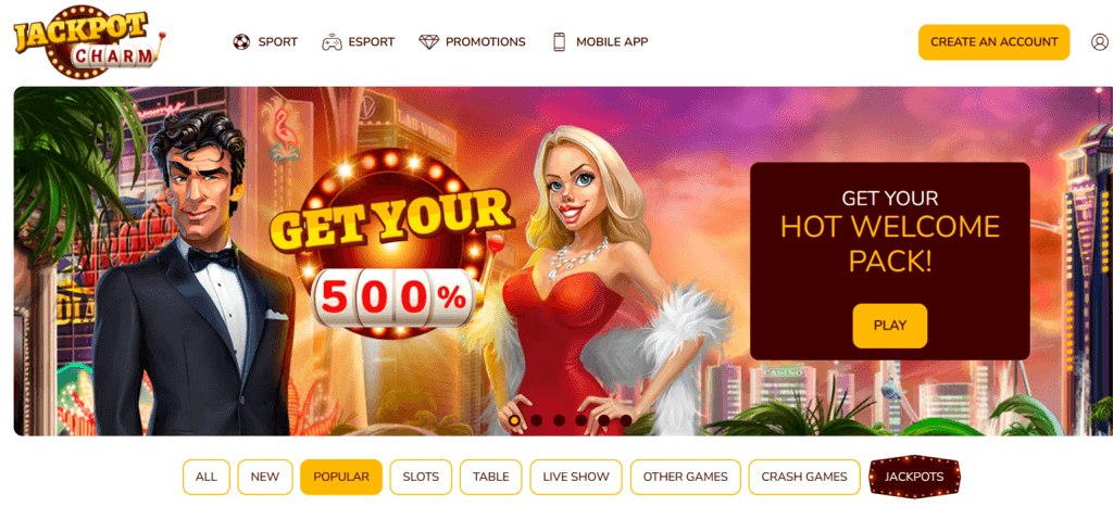 Jackpot Charm Casino Review