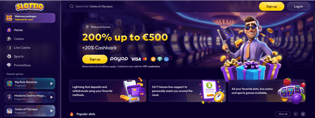 Slottio Online Casino Overview